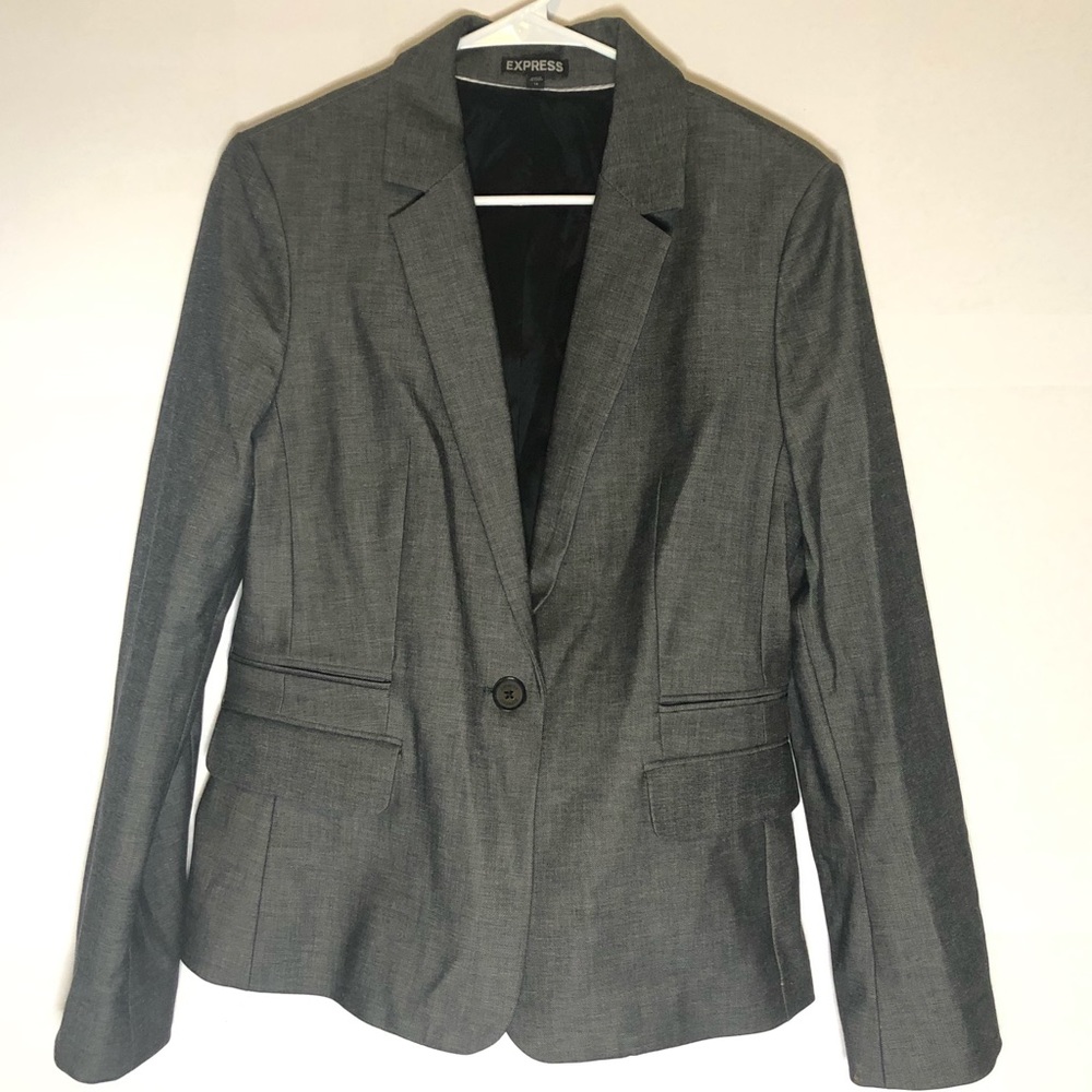 EXPRESS - Gray Blazer Gorgeous! Sz 12